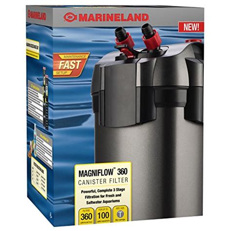 Marineland filters  The penguin 150 pumps 150 gph and is recommended for aquarium up to 30 gallon by Marine